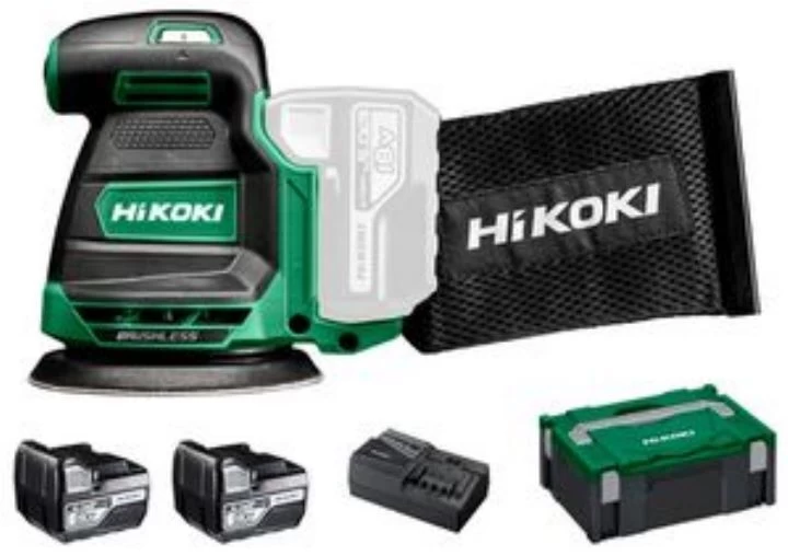 Hikoki Akku Exzenterschleifer Set SV1813DA 5,0 Ah