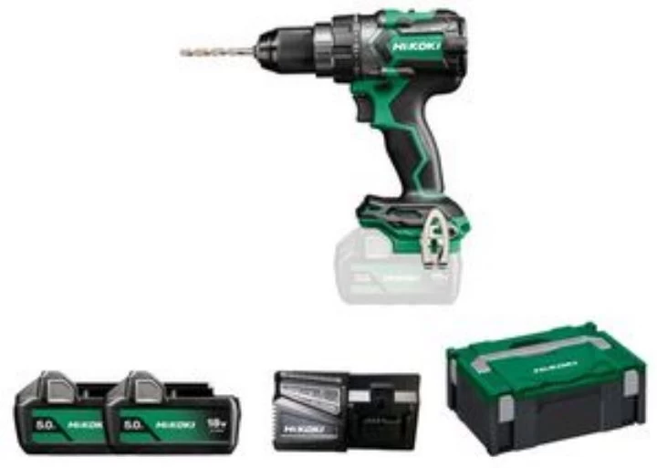 Hikoki Akku Schlagbohrschrauber Set DV18DC 5,0 Ah