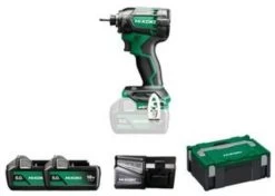 Hikoki Akku Schlagschrauber 1/4 Zoll Set WH18DC 5,0 Ah