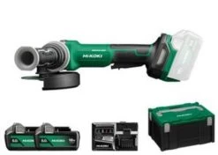 Hikoki Akku Winkelschleifer 125 Mm Set G1813DVF 5,0 Ah