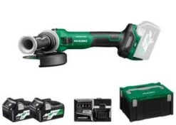Hikoki Akku Winkelschleifer 125 Mm Set G3613DE 2,5 Ah