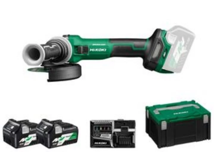 Hikoki Akku Winkelschleifer 125 Mm Set G3613DE 2,5 Ah