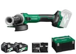 Hikoki Akku Winkelschleifer 125 Mm Set G3613DVE 2,5 Ah