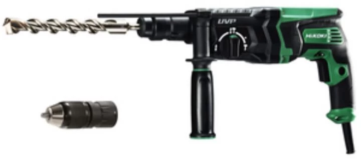 Hikoki Bohrhammer Meißelhammer DH28PMY2 SDS-plus Mit Schnellspannbohrfutter