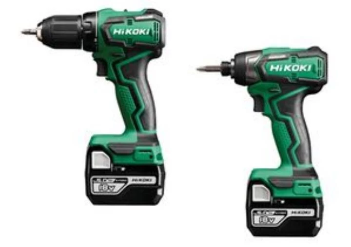 Hikoki Akku Combo Kit KC18DD Bohrschrauber Und Schlagschrauber