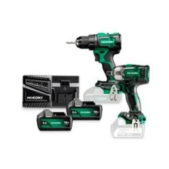 Hikoki Combo Kit Akku Bohrschrauber Und Schlagschrauber 5,0 Ah Set KC18DE-1